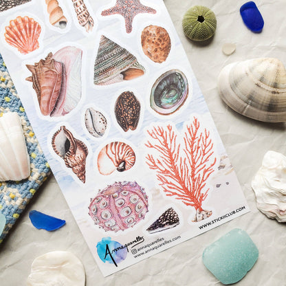 Treasures of the Tide Sticker Sheet