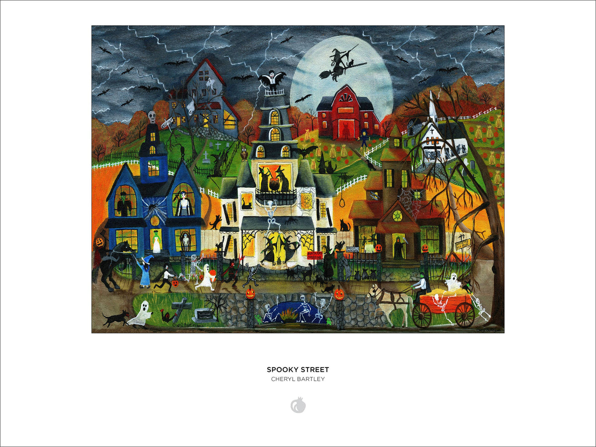 Cheryl Bartley: Spooky Street 1000 Piece Puzzle