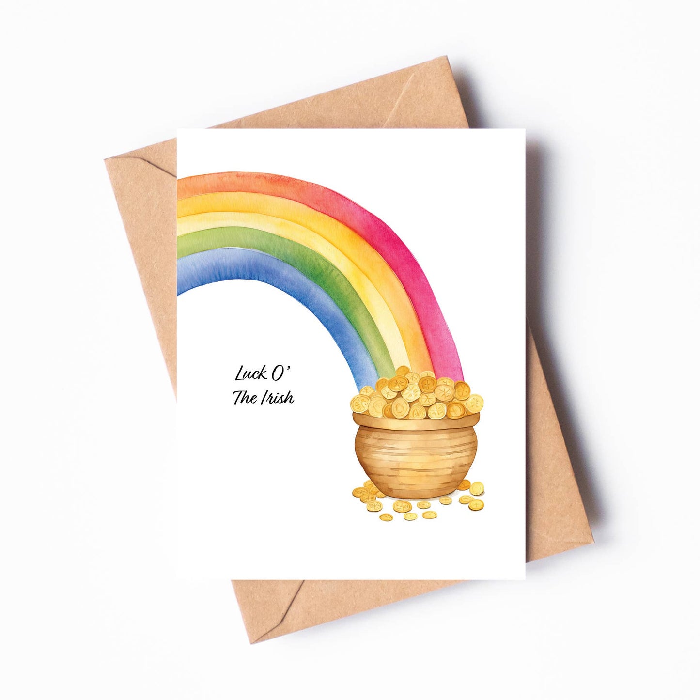 Lucky Rainbow St. Patrick's Day Card