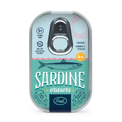 Sardine Erasers Tin