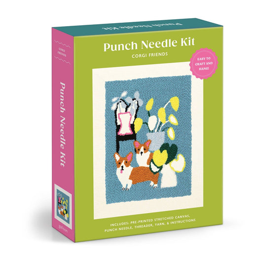 Corgi & Friends DIY Punch Needle Kit