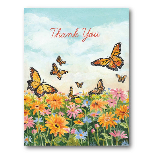 Butterfly Garden Boxed Thank You Note Cards