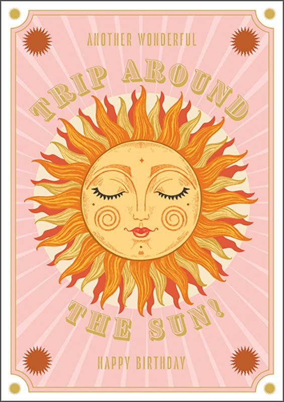 Sun Birthday Card