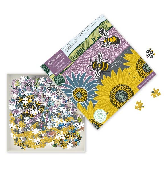 Kate Heiss: Sunflower Fields 1000 Piece Puzzle