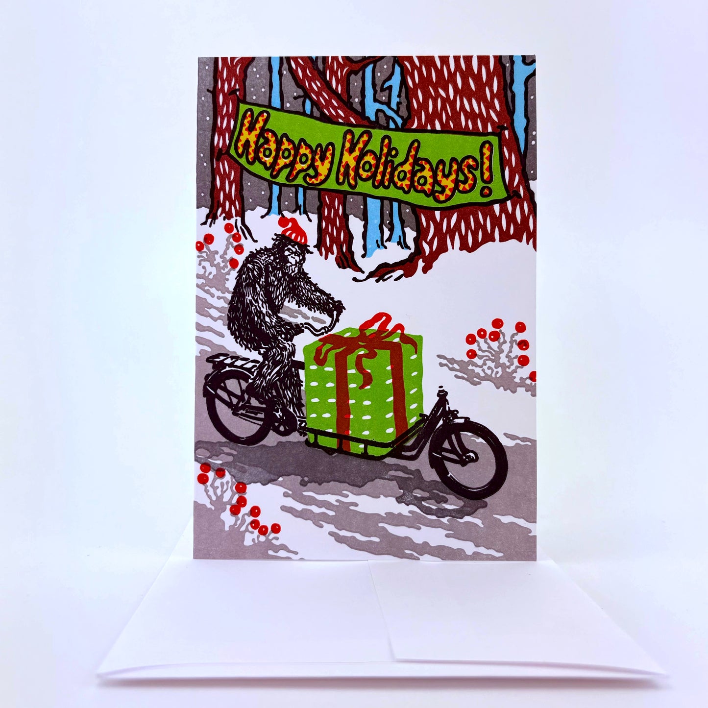 Sasquatch Express Boxed Holiday Cards