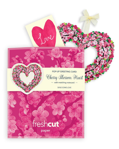 Mini Cherry Blossom Wreath Pop-Up & Card
