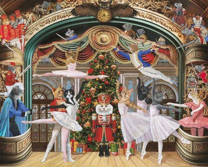 Carol Lew: Nutcracker Kitties 1000 Piece Puzzle