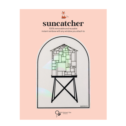 Watertower Suncatcher Vinyl Sticker