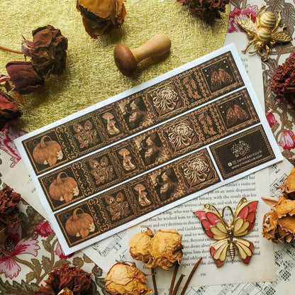 Autumn in Gold Washi Sticker Sheet