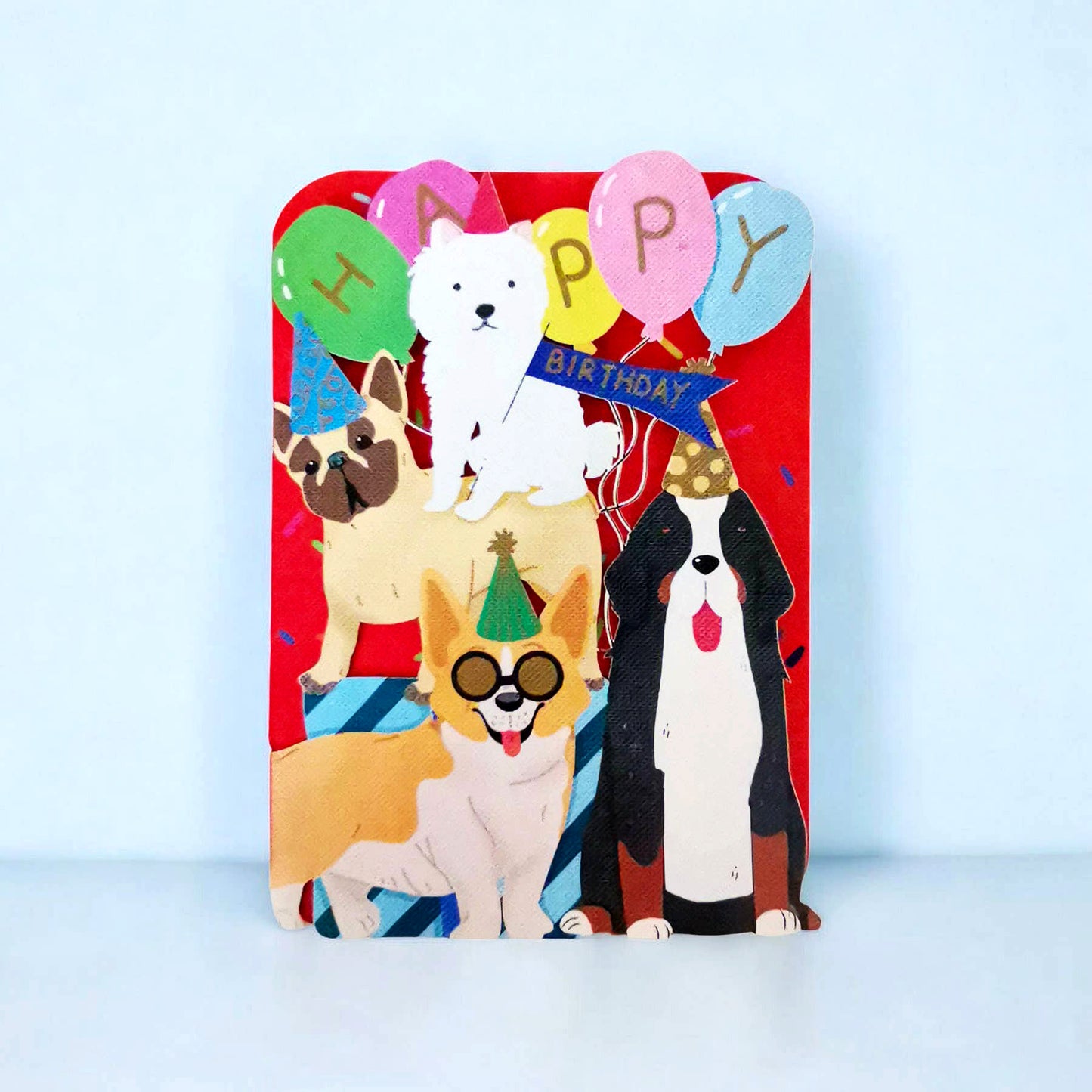 Party Dogs Birthday Card