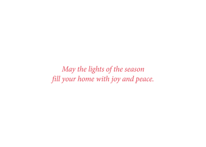 Wintry Village Deluxe Boxed Holiday Cards