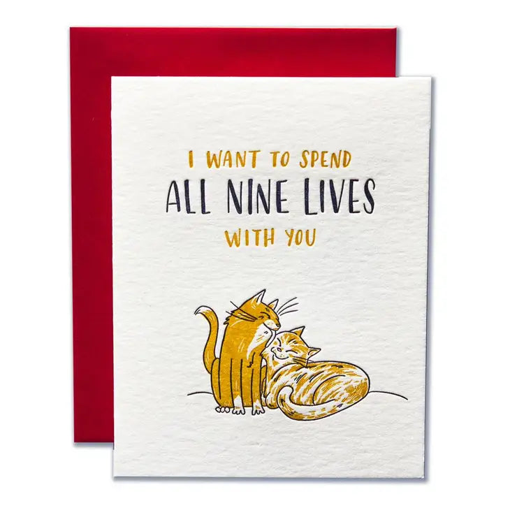 All Nine Lives Love Card