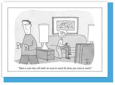 Open Wine New Yorker Card