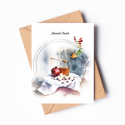 Still Life Rosh Hashanah Card