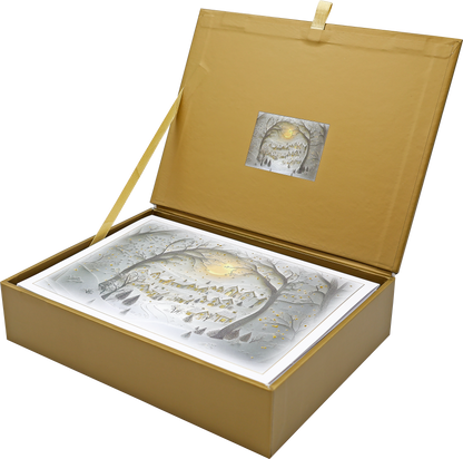Wintry Village Deluxe Boxed Holiday Cards