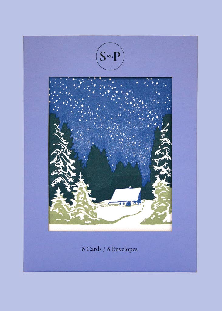 Quiet Night Holiday Cards