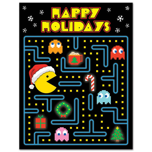 Retro Arcade Game Happy HOLIDAY Card