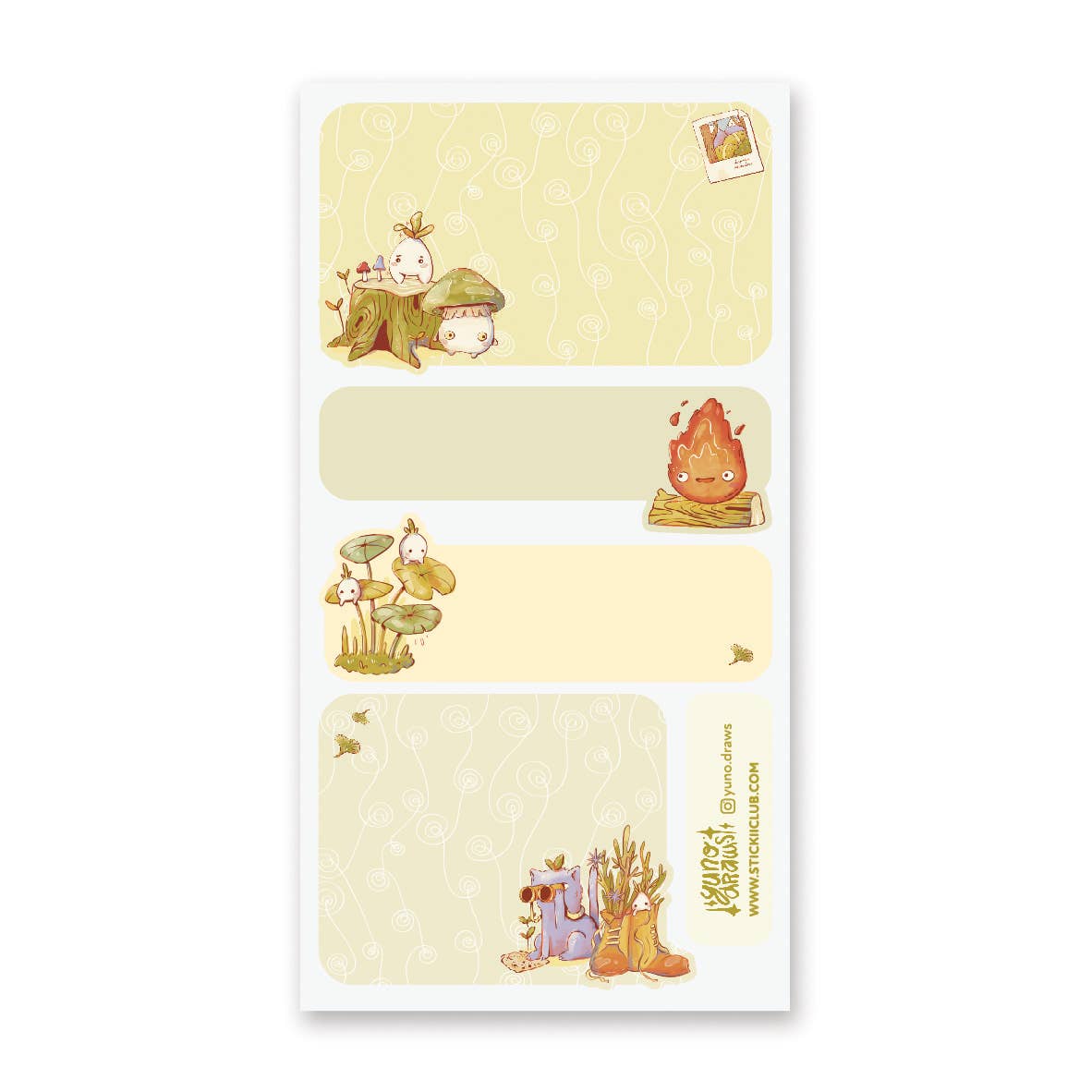 Friendly Forest Labels Sticker Sheet