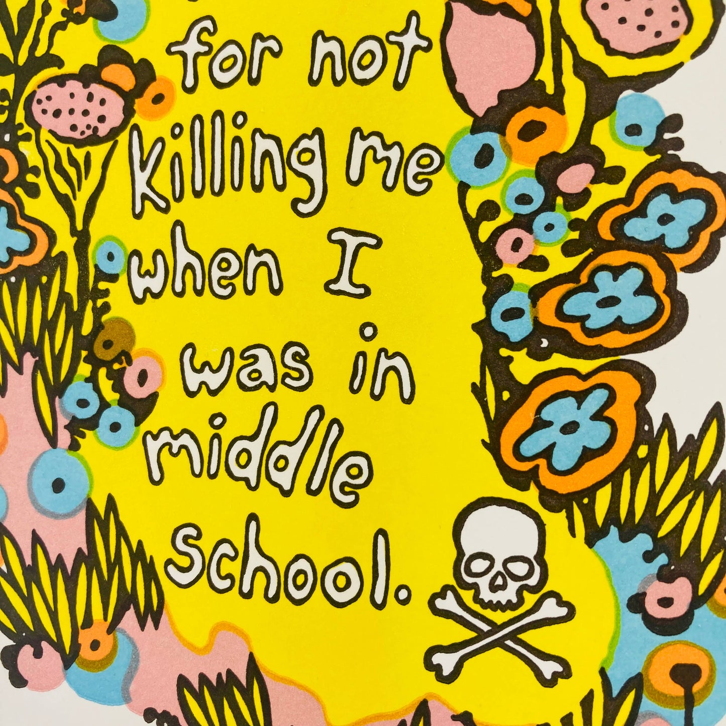 Middle School Mother's Day Card