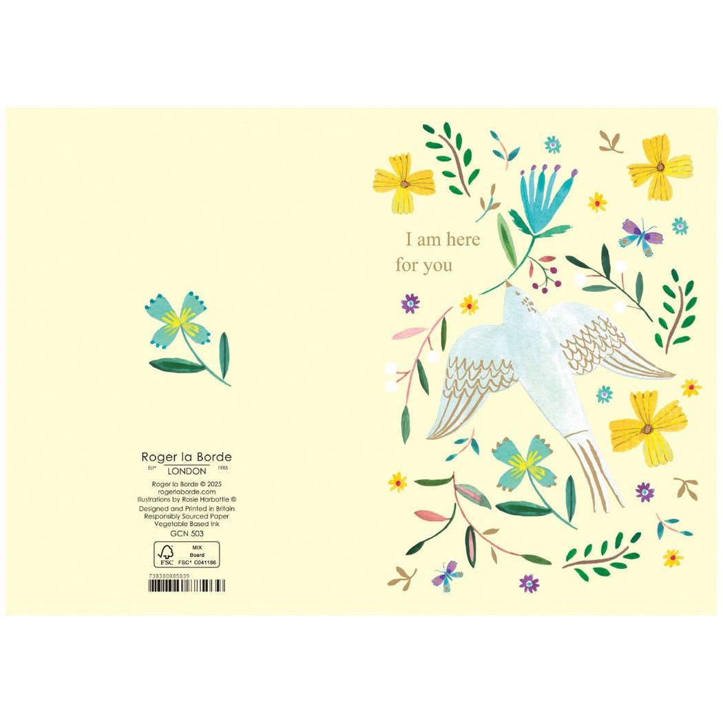 Thoughtful Dove Petite Sympathy Card