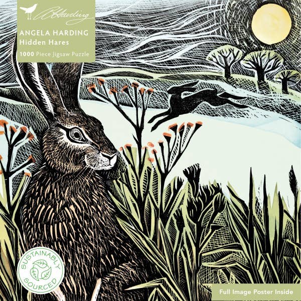 Angela Harding: Hidden Hares 1000 Piece Puzzle