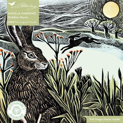 Angela Harding: Hidden Hares 1000 Piece Puzzle