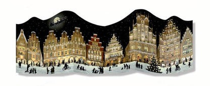 Town & Country Expanding Advent Calendar Cards, 4 styles