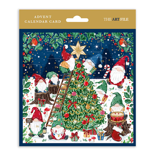 Gonks (Gnomes) Christmas Advent Card