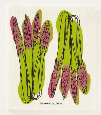 Asparagus Swedish Dishcloth