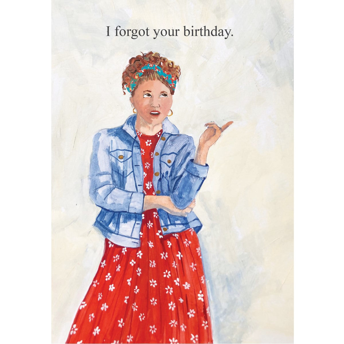 Can't Remember Age Belated Birthday Card
