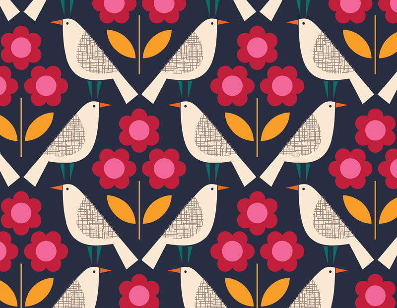 Colorful Birds Assorted Blank Notes