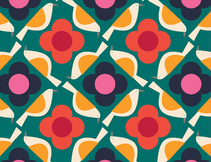 Colorful Birds Assorted Blank Notes