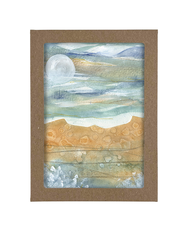 Mountains and Moon Assorted Blank Notes