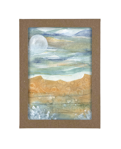 Mountains and Moon Assorted Blank Notes