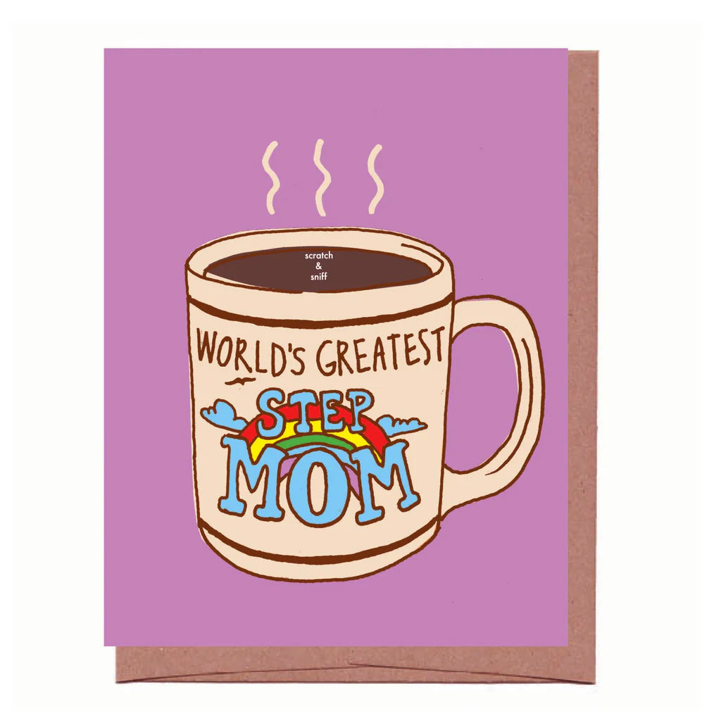 Scratch & Sniff World's Greatest Step Mom Greeting Card