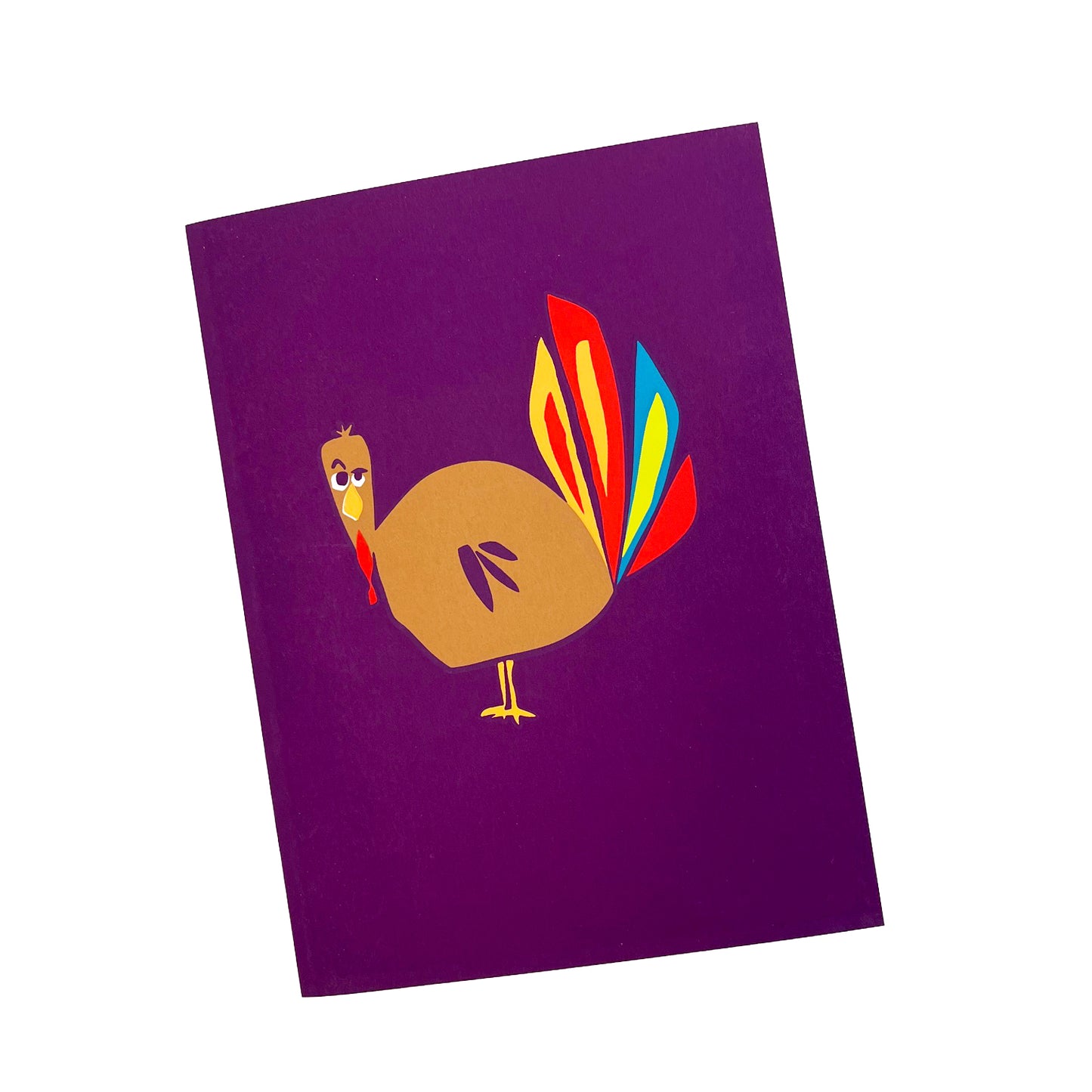 Vegan Turkey Thanksgiving Card