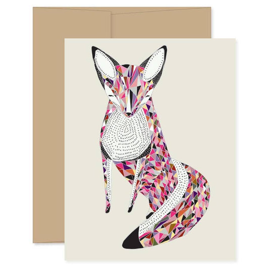 Geo Fox Blank Card