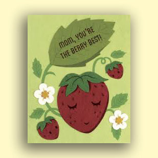 Mom You're the Berry Best Card