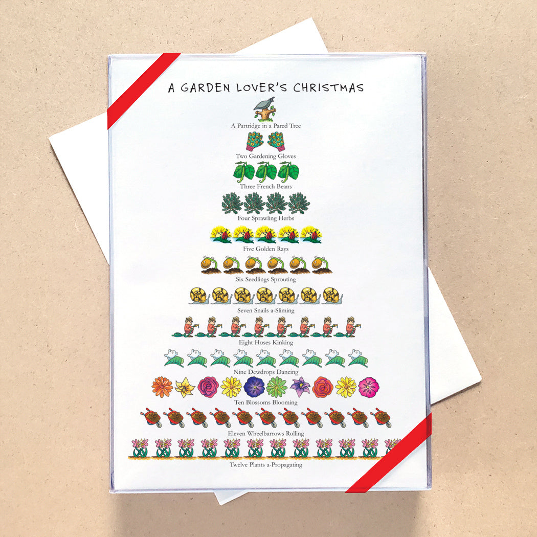 Garden Lover's Christmas 12-Days Holiday Card
