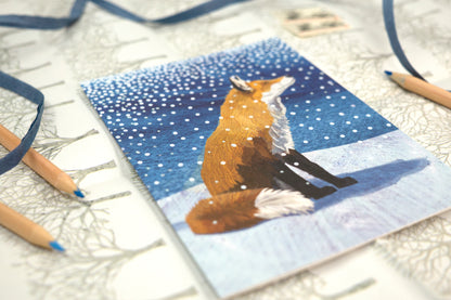 Fox Moment Holiday Card