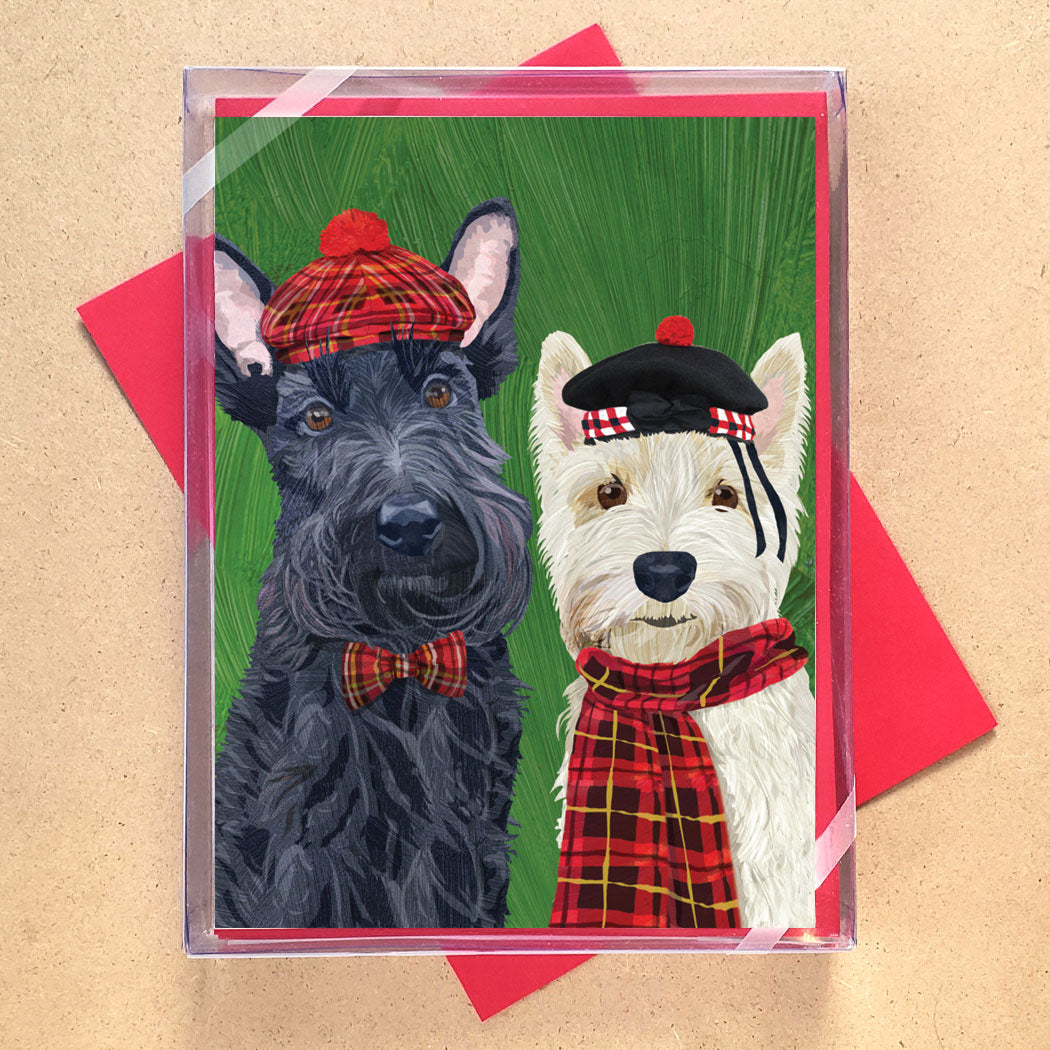 Whiskered Friends Holiday Card