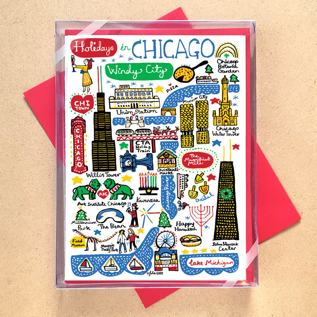 Holidays in Chicago Holiday Card