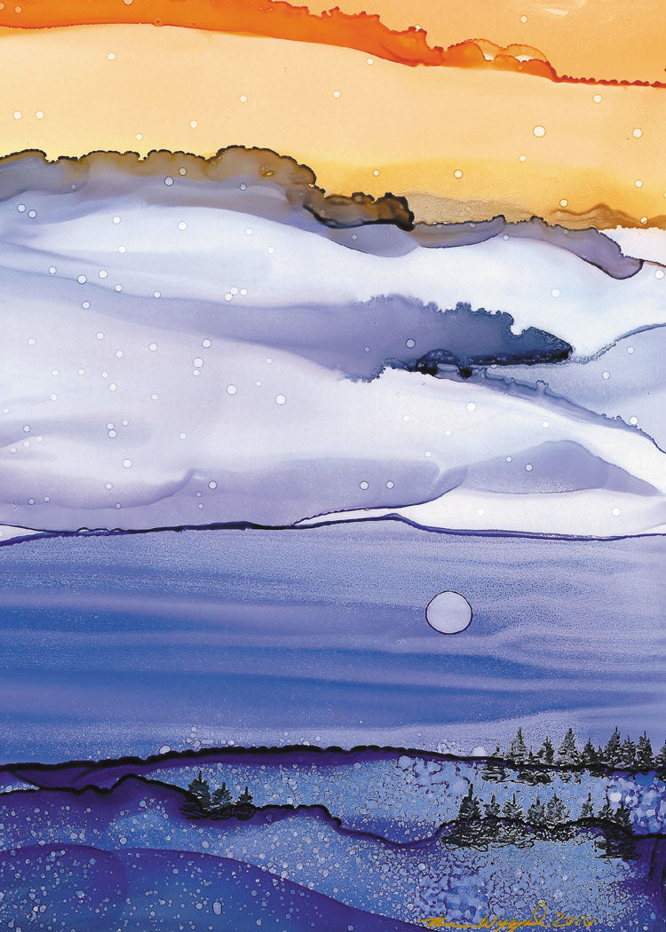 Starry Night Holiday Cards