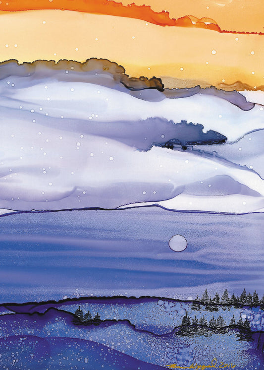 Starry Night Holiday Cards