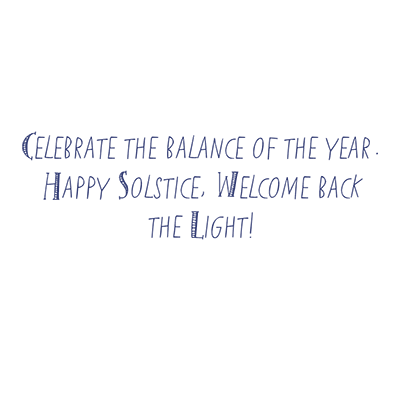 Sun and Moon Solstice Card