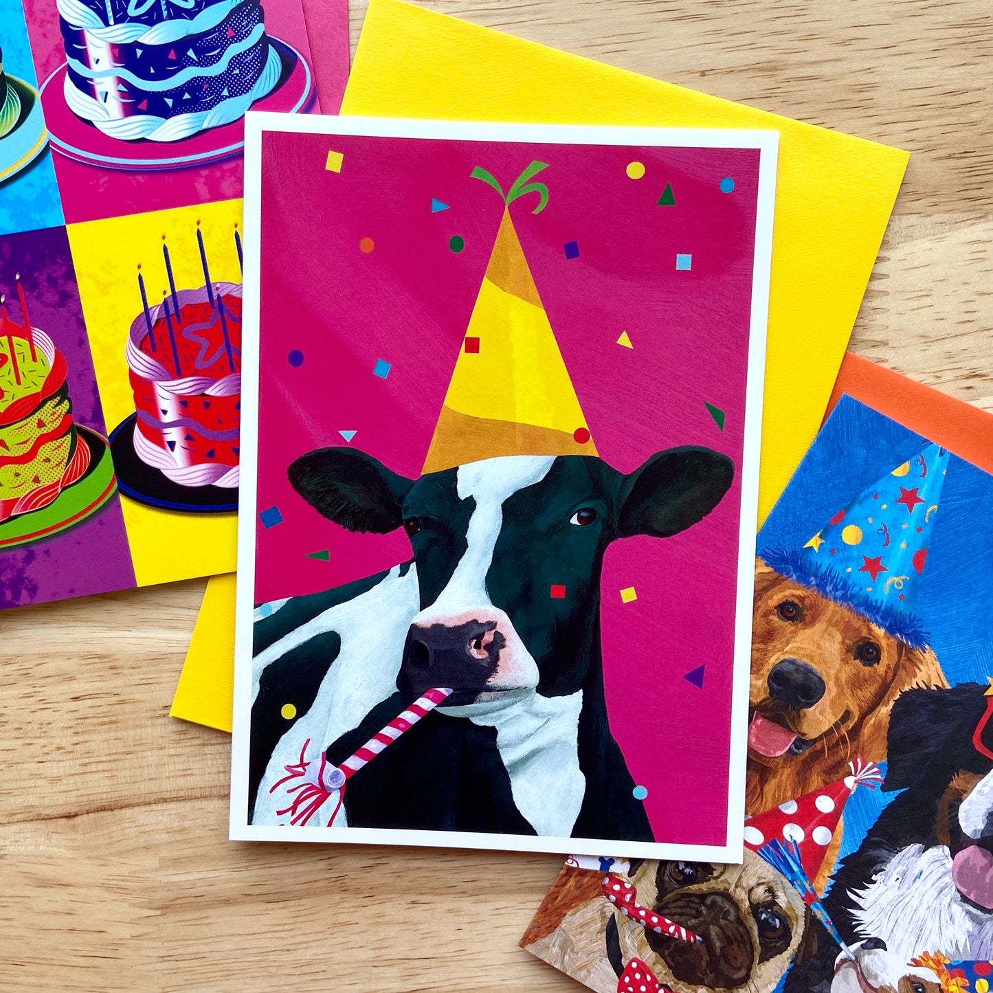 Cow Party Card