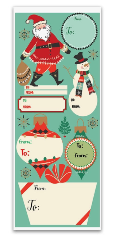 Classic Christmas Gift Labels