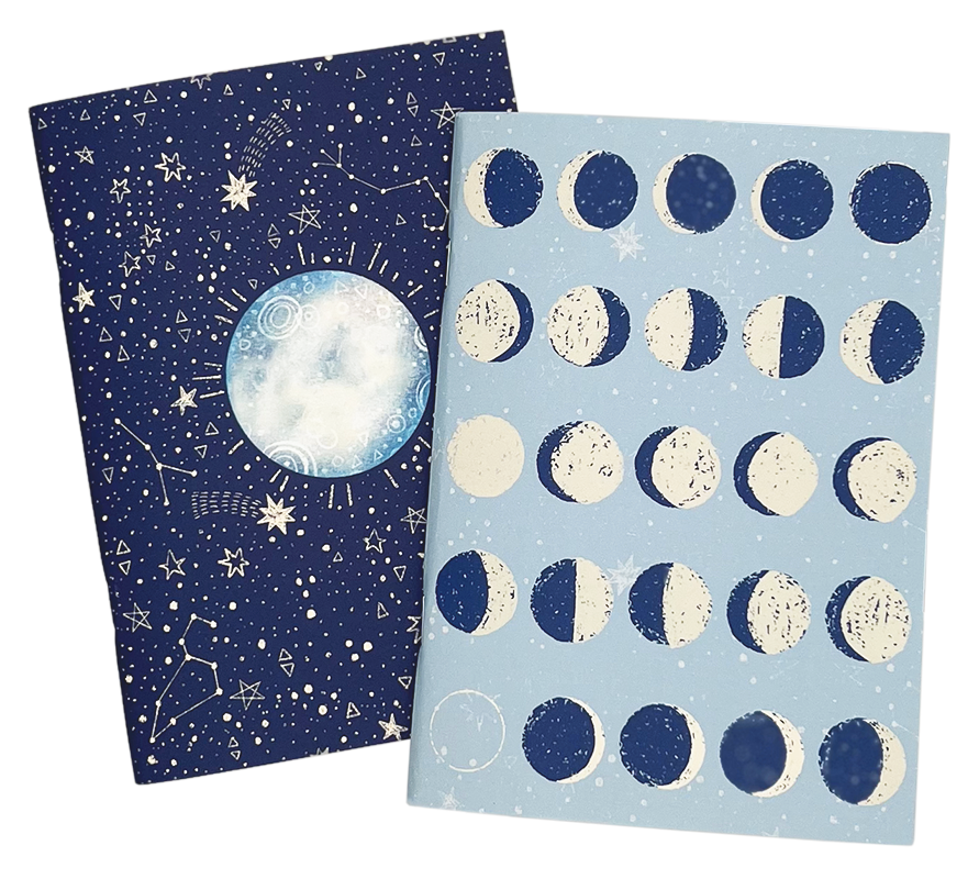 Moon Phases and Constellations 2 Pack Journal Set