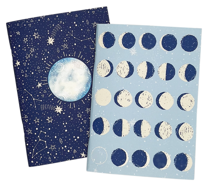 Moon Phases and Constellations 2 Pack Journal Set