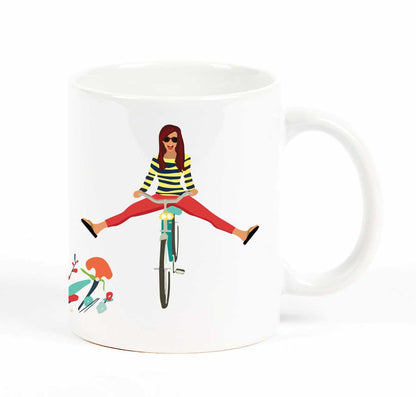 bike coffee cup Life is Grand Bike Mug – Allport Editions